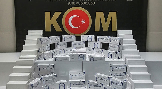 Samsun'da 30 bin makaron ele geçirildi