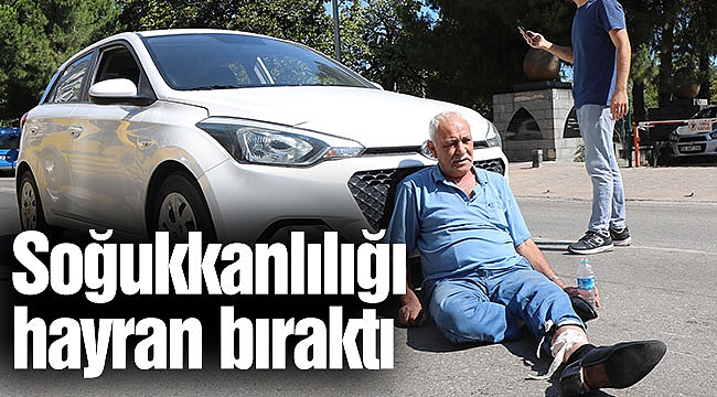 Soğukkanlılığı hayran bıraktı