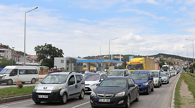 Tatilciler dönüş yolunda