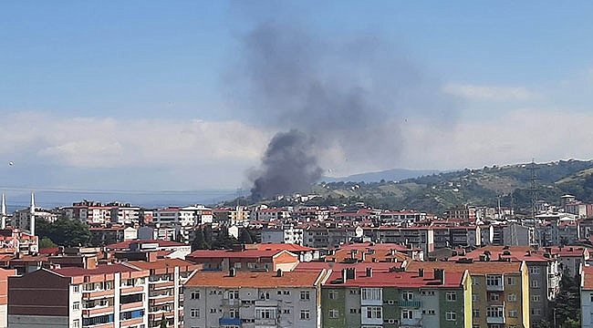 Tekkeköy’de korkutan yangın