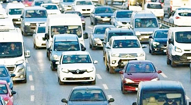 Türkiye’de araç sayısı son 10 yılda 3 kat arttı