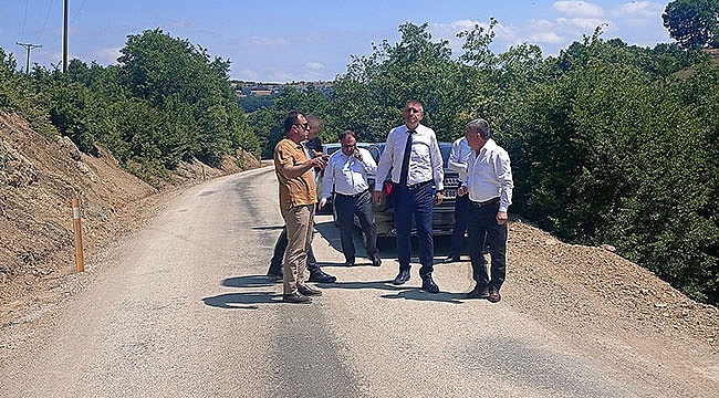 Havza’da yollar incelendi