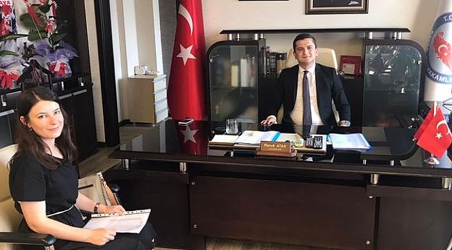 Kaymakama korona bilgilendirmesi