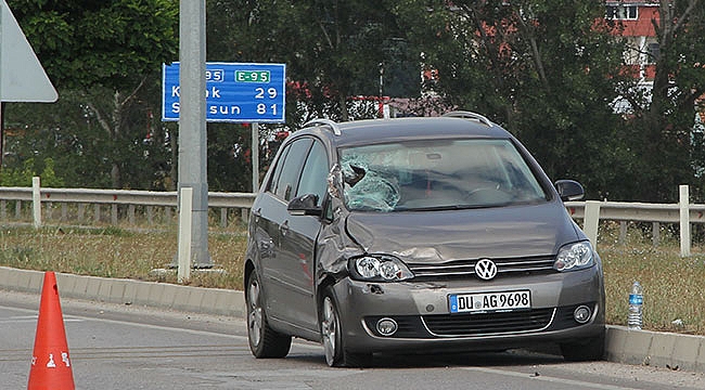 Kaza ucuz atlatıldı