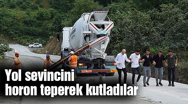Yol sevincini horon teperek kutladılar