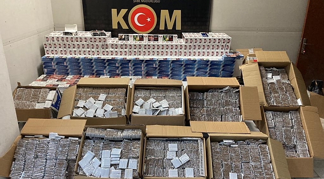 293 bin 700 makaron ele geçirildi