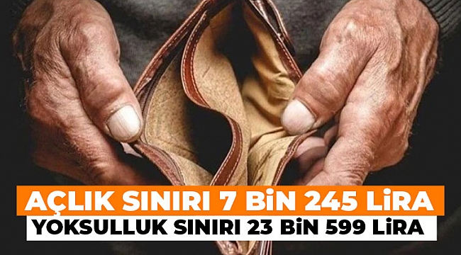 AÇLIK SINIRI ASGARİ ÜCRETİN 1.745 LİRA ÜZERİNDE
