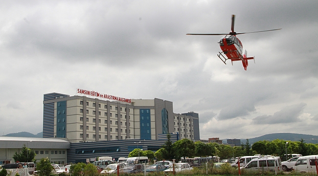 Ambulans helikopter nerede?