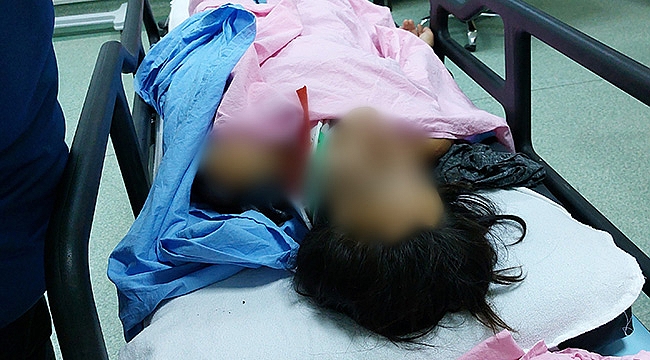 Büfe tentesi hayat kurtardı