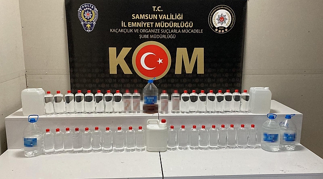 Etil alkol baskını!