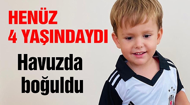 Havuzda boğuldu