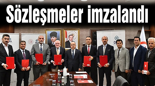 Sözleşmeler imzalandı