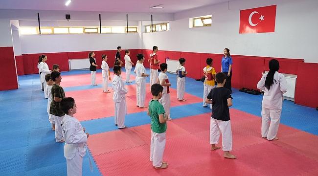 Yaz spor okulları büyük ilgi gördü