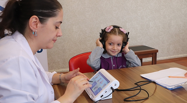 14 bin öğrenciye işitme taraması