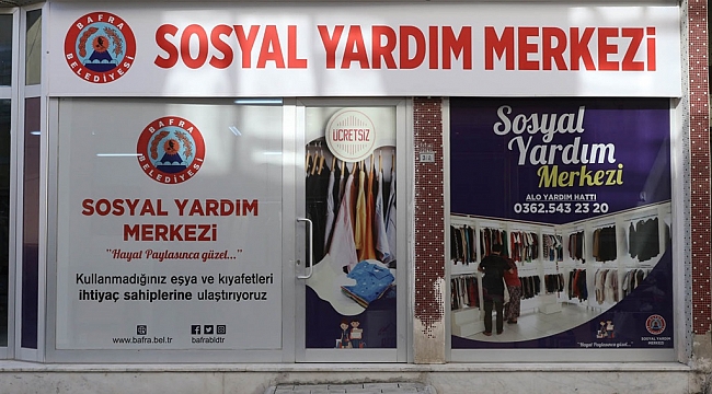 Bafra’ya Sosyal Yardım Merkezi
