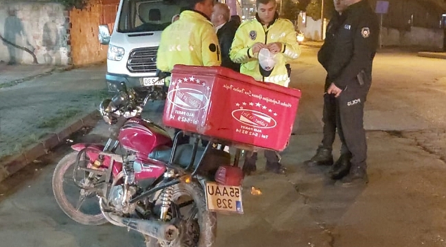 Kurye ölümden döndü