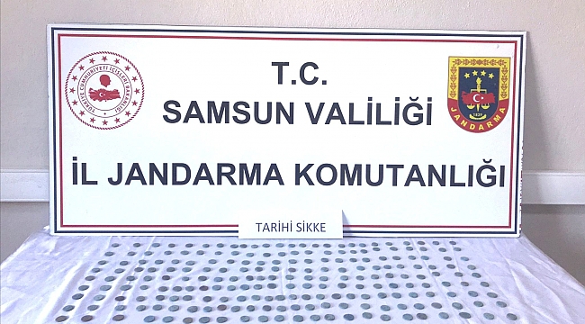 237 adet Amisos sikkesi ele geçirildi