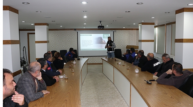 Belediye personeline proje tanıtımı