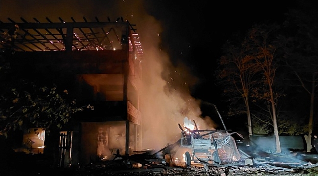 Çarşamba’da büyük yangın