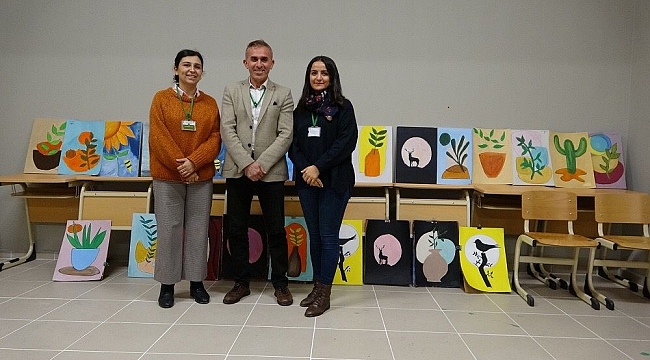 Mahkum çocuklara resim kursu