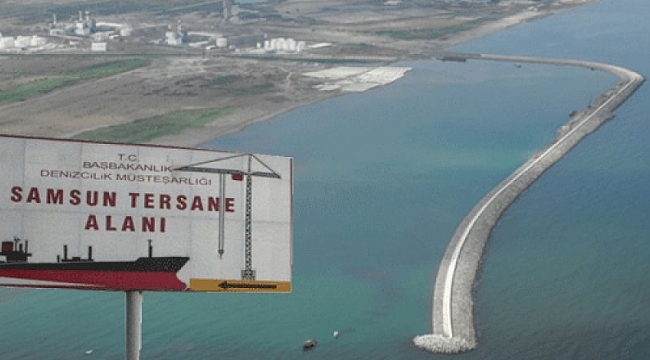 Tekkeköy’e tersane için arazi tahsisi