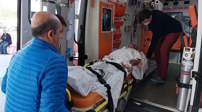 YANARAK AĞIR YARALANDI