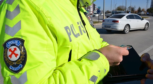 141 araca trafikten men