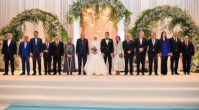 Erdoğan nikah şahidi oldu