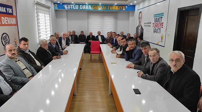 Muhtarlarla buluştu