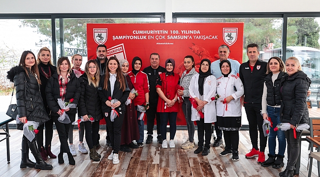 Samsunspor kadınları unutmadı