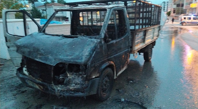 Seyir halindeyken yandı