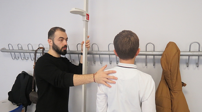 TED Samsun Koleji’nde  skolyoz taraması