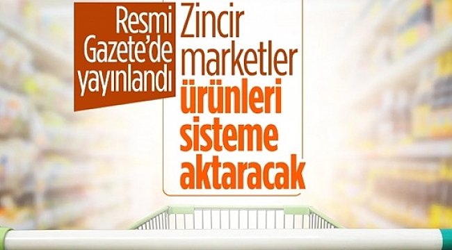 Zincir marketlere yeni kural