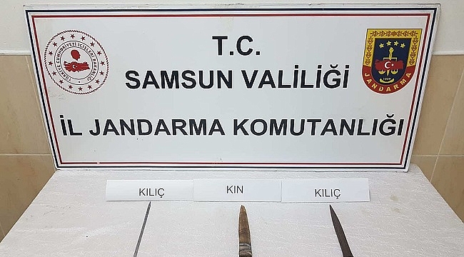 Alaçam’da tarihi eser baskını