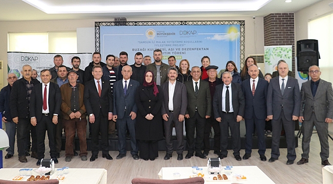 Büyükşehir'den manda üreticisine destek