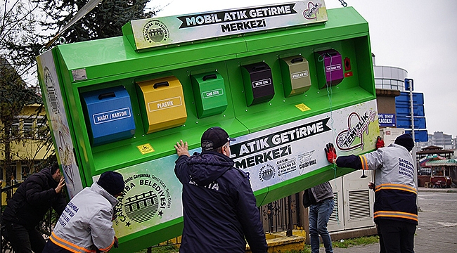 Çarşamba'ya mobil atık getirme merkezi