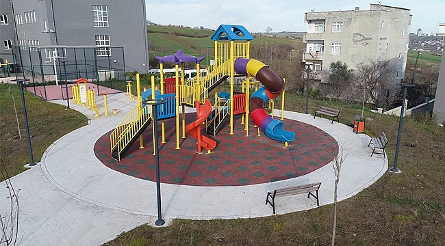 İlkadım'da parklar yenilendi