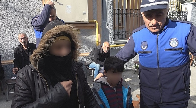 İlkadım'da zabıtadan dilenci operasyonu