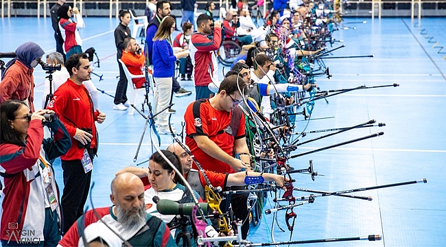 Paralimpik Oyunları için ok atıyorlar