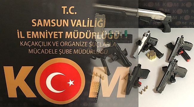 Silah operasyonuna 2 gözaltı