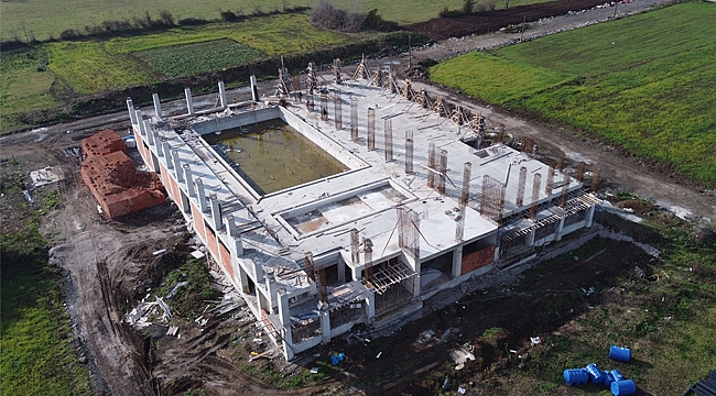 Tekkeköy kapalı yüzme havuzuna kavuşuyor