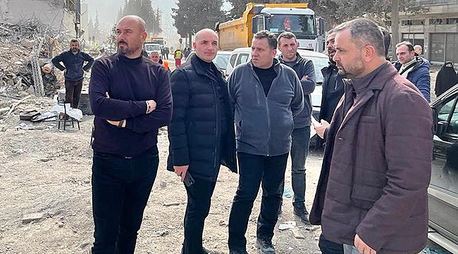  Başkan Togar afet bölgesinde