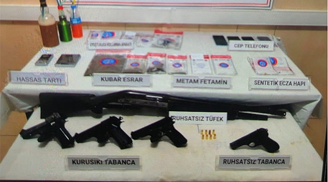 Çarşamba'da zehir tacirlerine baskın!