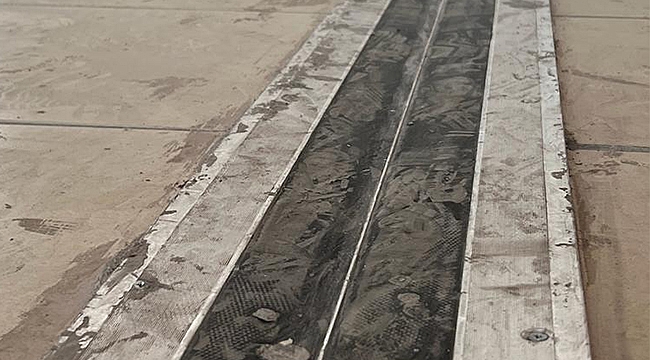 Stattaki çatlak onarıldı