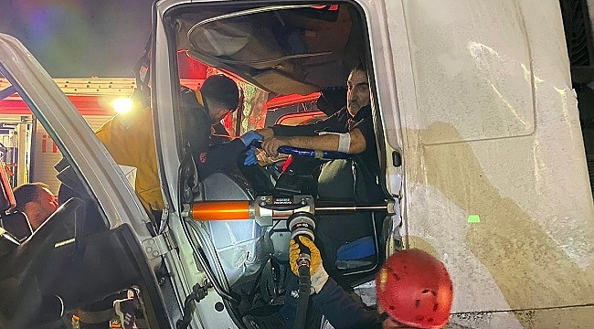 Tırın içinde can pazarı!