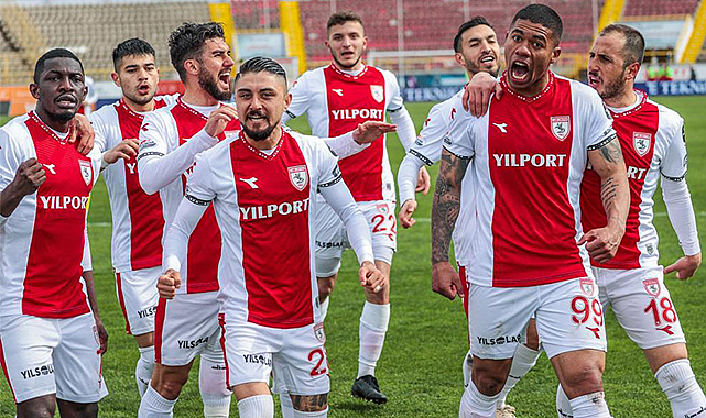 Samsunspor adım adım şampiyonluğa koşuyor