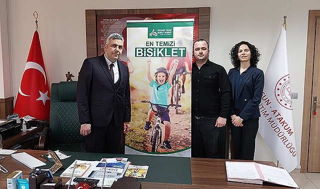 55 okulda bisiklet projesi