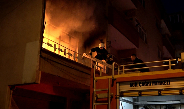 Bafra'da ev yangını korkuttu