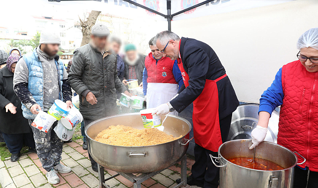 Bafra’da her gün bin 500 kişiye iftar
