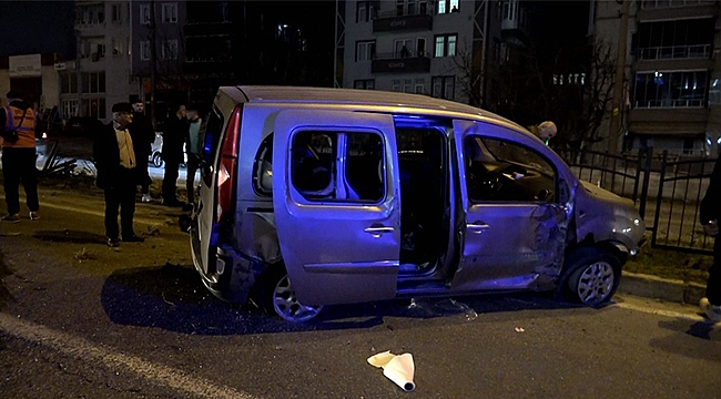 Bafra’da trafik kazası: 3 yaralı